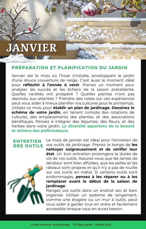 Ebook Guide mensuel du jardinage