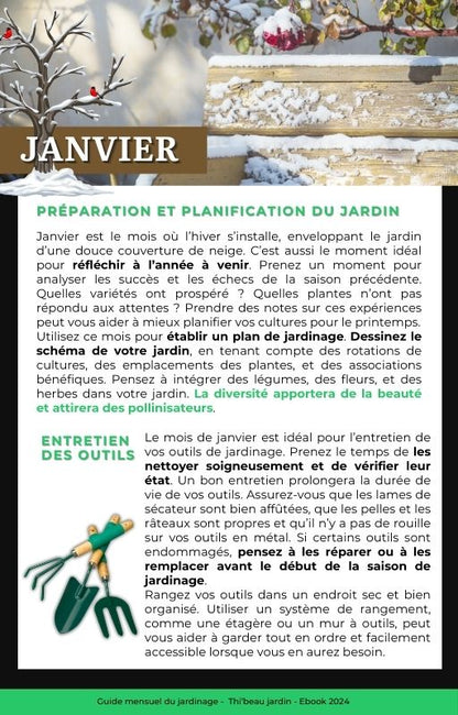 Guide mensuelle pour un extérieur vivant et sain