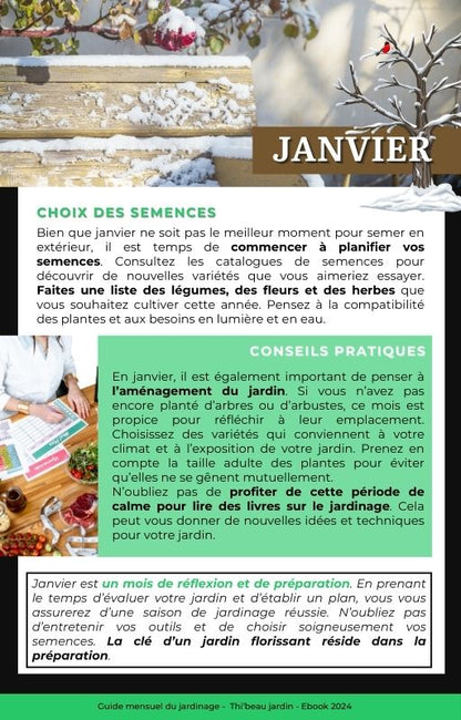 Guide mensuelle pour un extérieur vivant et sain